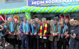 İYİ Parti Melikgazi Belediye Başkan Adayı Sedat Kılınç’ın Seçim Koordinasyon Merkezi Açıldı