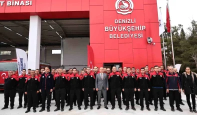 Denizli Büyükşehir Belediyesi Buldan İtfaiye Hizmet Binası Törenle Hizmete Girdi