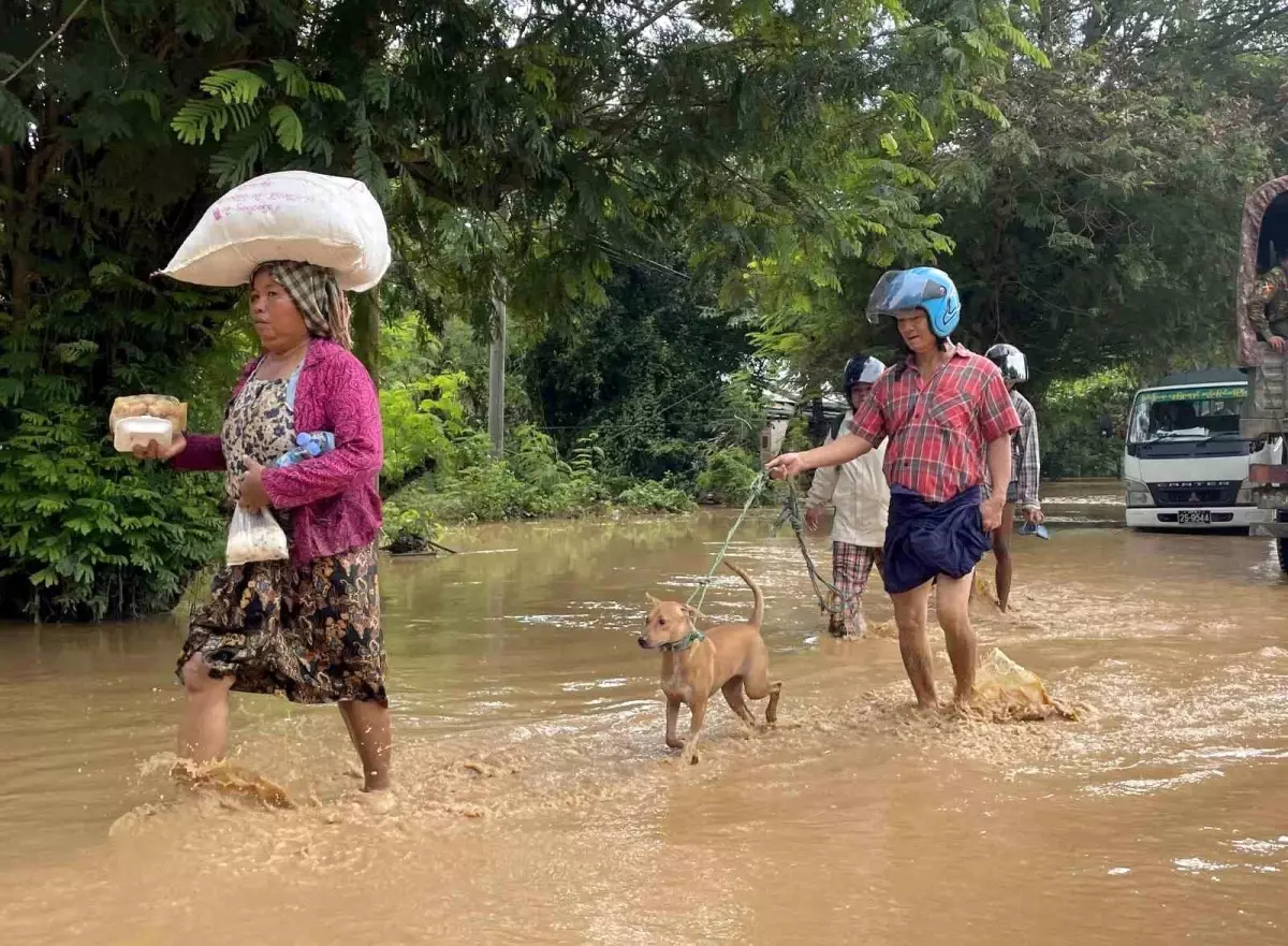 Myanmar’da Sel ve Toprak Kaymaları: 74 Ölü, Arama Kurtarma Devam Ediyor