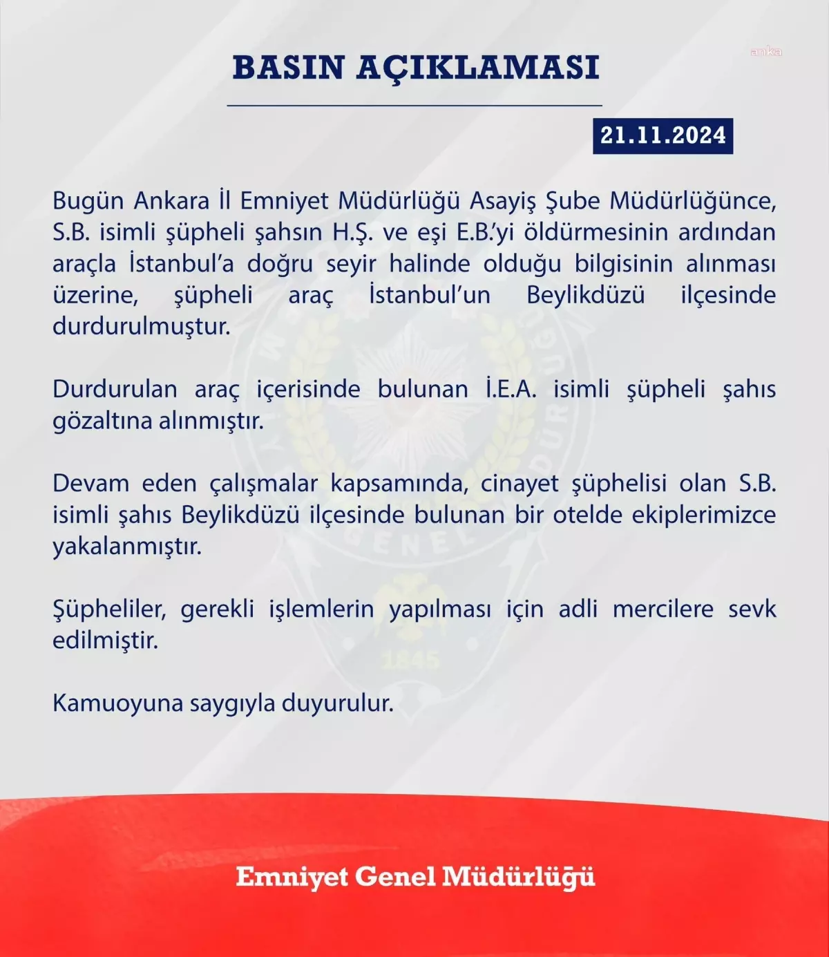 Boşanma Aşamasındaki Şüpheli İki Kişiyi Öldürdü