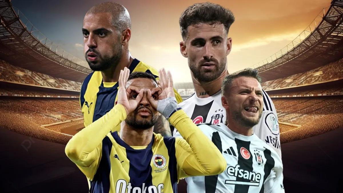 Beşiktaş – Fenerbahçe derbisinin en değerli oyuncuları belli oldu! 13 milyar TL’lik dev derbi…