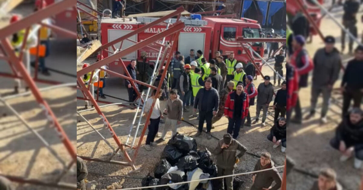 Malatya’da işçilerin kaldığı 3 konteyner yandı